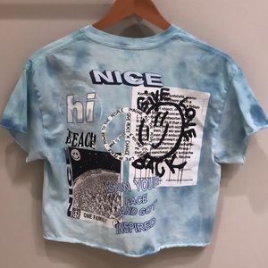 CUSTOM TIE-DYE CROP TOP